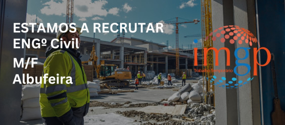 Engenheiro Civil (M/F) &mdash; Albufeira